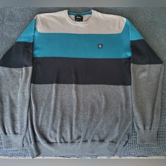 Rip Curl Other - Rip Curl Men's Crewneck Sweater - Teal, Black, Gray